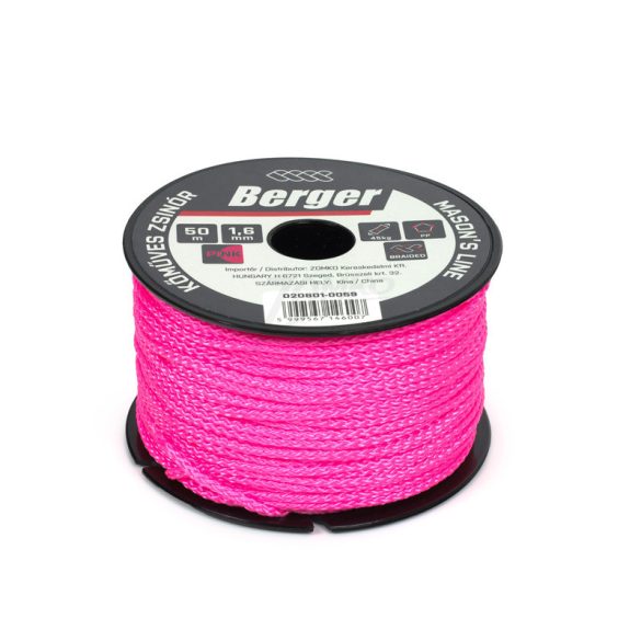 Falazó zsinór pink 1,6mm/50m Fluoreszkáló