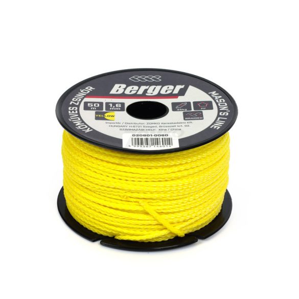 Falazó zsinór sárga 1,6mm/50m Fluoreszkáló