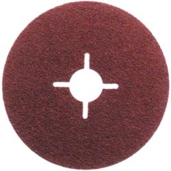 Fibertárcsa 125*100-as fémre piros Abraboro