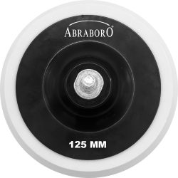 Tépőzáras gumitányér 125 mm adapterrel Abraboro