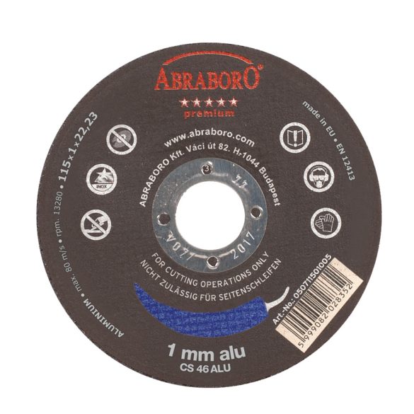 Vágókorong 125x1-mm Chili aluminium