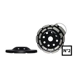 Gyémánt csiszoló dupla soros 180mm-es  Abraboro