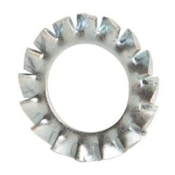 Fogazott alátét M6