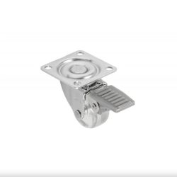 Kerék forgós 35 mm átlátszó fékezős