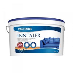 Inntaler beltéri falfesték (Poli Farbe) 8 L