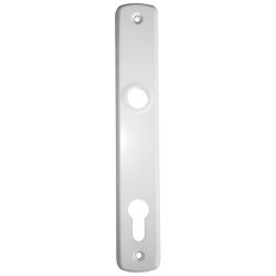 Ajtócím cilinderes fehér 90mm