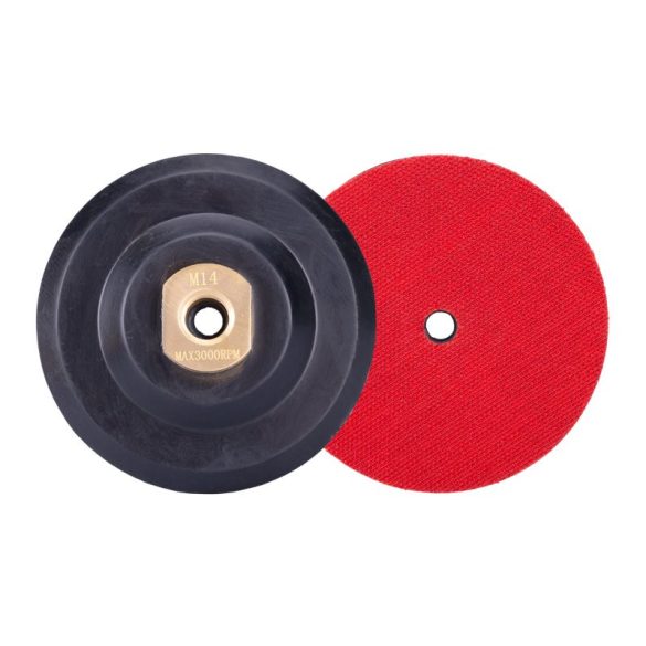 Tépőzáras gumitányér 100 mm M14 Festa