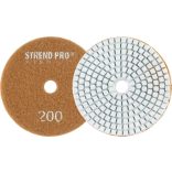 Tépőzáras gyémánt csiszoló és polírozókorong 100 mm/P200 vizes Stend Pro