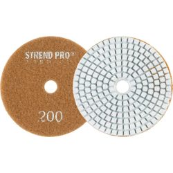   Tépőzáras gyémánt csiszoló és polírozókorong 100 mm/P200 vizes Stend Pro