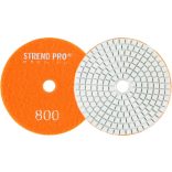 Tépőzáras gyémánt csiszoló és polírozókorong 100 mm/P800 vizes Stend Pro