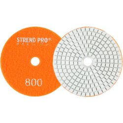   Tépőzáras gyémánt csiszoló és polírozókorong 100 mm/P800 vizes Stend Pro