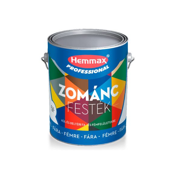 Zománc festék fehér 0,75 L-es 01 Hemmax