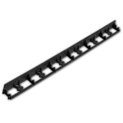 Ágyáselválasztó egyenes fekete 1 mx 78 mm Cellfast