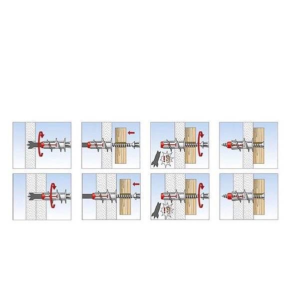 Fischer Gipszkartontipli 6 x 28 mm önfúró DuoBlade