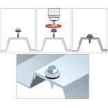 Lindab csavar 4,8 x 35 antracit 7016