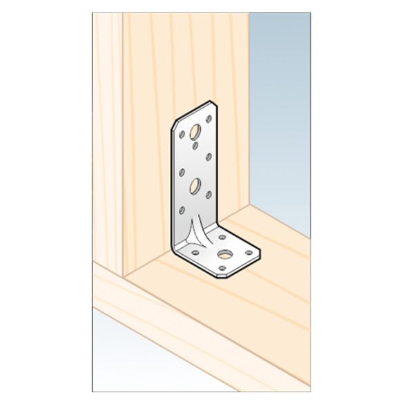 Sarokösszekötő lemez erősített 90*50*55