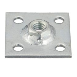 Talpas anya M8 50x50 / 3mm felcsavarozható