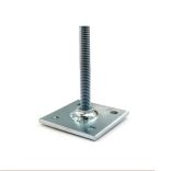 Talpas anya M8 50x50 / 3mm felcsavarozható