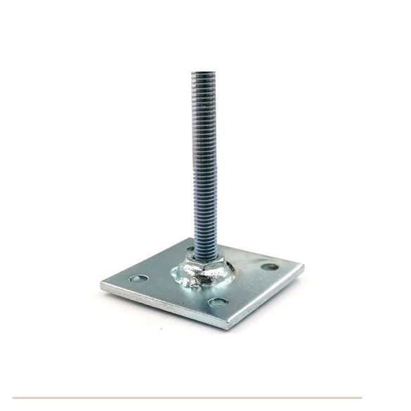 Talpas anya M8 50x50 / 3mm felcsavarozható