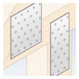 Összekötő lemez perforált 40*120