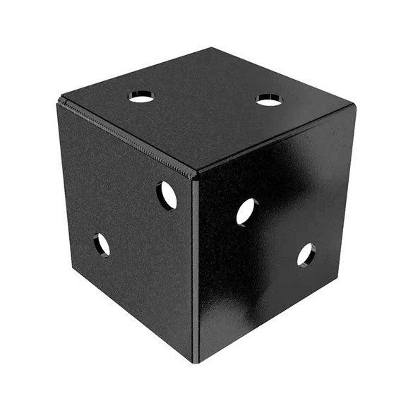 Gerenda tartó 85 x 85 / 2,5 mm fekete Pergola