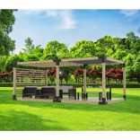 Összekötő lemez "T" 255 x 170 x 85 / 2,5 mm fekete Pergola