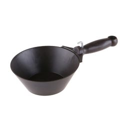 Kőműves serpenyő 170 mm PE fekete