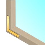 Ablakszeglet vas 80x80 horganyzott