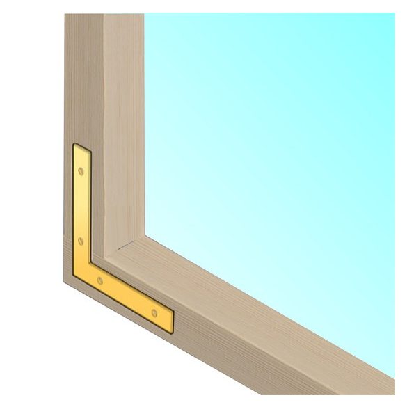 Ablakszeglet vas 80x80 horganyzott