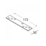 Összekötő lemez 30*170*4