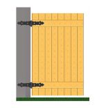 Fekete csuklópánt díszes 250x34