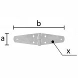 Fekete ládapánt 150x35