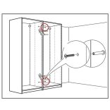 Bútorösszehúzó csavar D=5-ös 30-42