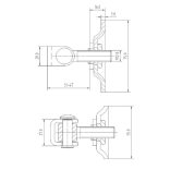Forgáspont talpas M12-es