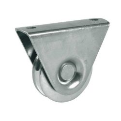 Tolókapu kerék felső megtámasztás szögvasra