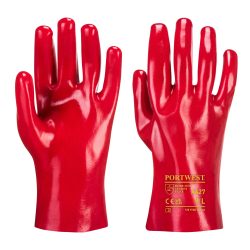 Kesztyű Piros PVC 10-es Portwest