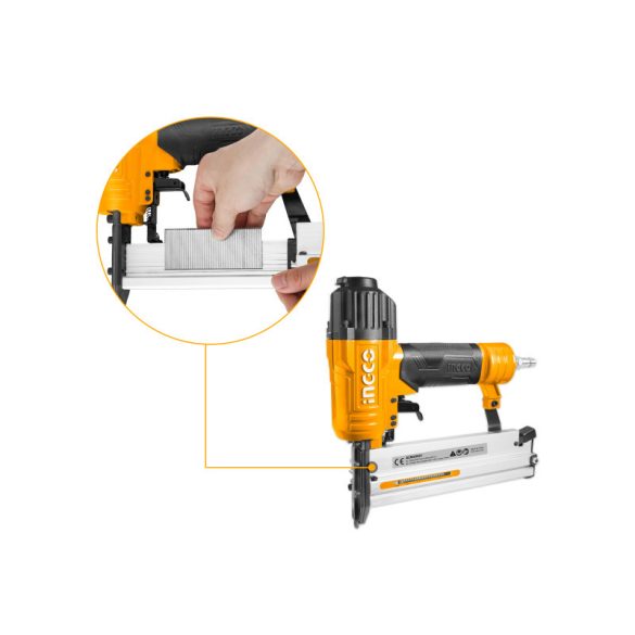 INGCO Pneumatikus tűzőgép 16-40 mm és szögbelövő 15-50 mm
