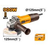 INGCO Sarokcsiszoló 125 mm 900 W