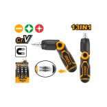 INGCO Racsnis csavarhúzó készlet 13 részes CrV