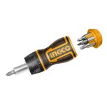 INGCO Racsnis csavarhúzó készlet 8 részes CrV