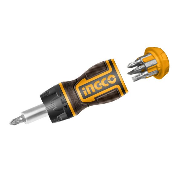 INGCO Racsnis csavarhúzó készlet 8 részes CrV