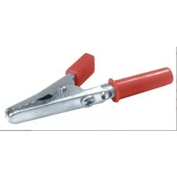 Krokodil csipesz 65 mm piros