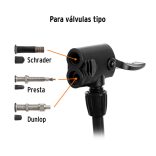 Lábpumpa műanyag kerékpárhoz Truper 