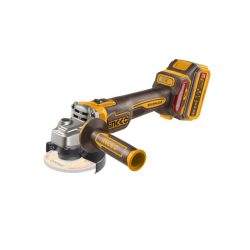   INGCO Akkus sarokcsiszoló 125 mm szénkefe nélküli 20 V (akku és töltő nélkül)