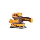 INGCO Akkus rezgőcsiszoló szénkefe nélküli 20 V (akku és töltő nélkül)