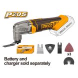 INGCO Akkus Multifunkciós gép 20 V (akku és töltő nélkül)