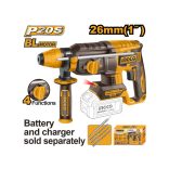 INGCO Akkus kombikalapács 2,5 J SDS-Plus szénkefe nélküli 20 V (akku és töltő nélkül)