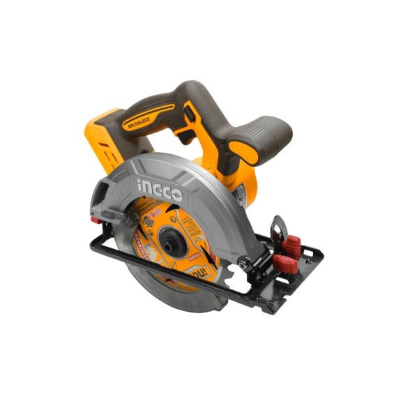 INGCO Akkus körfűrész 165 mm szénkefe nélküli 20 V (akku és töltő nélkül)