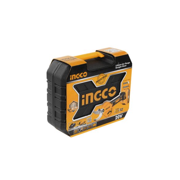 INGCO Akkus metszőolló 30 mm szénkefe nélküli 20 V (1 x 2,0 Ah akku + töltő)