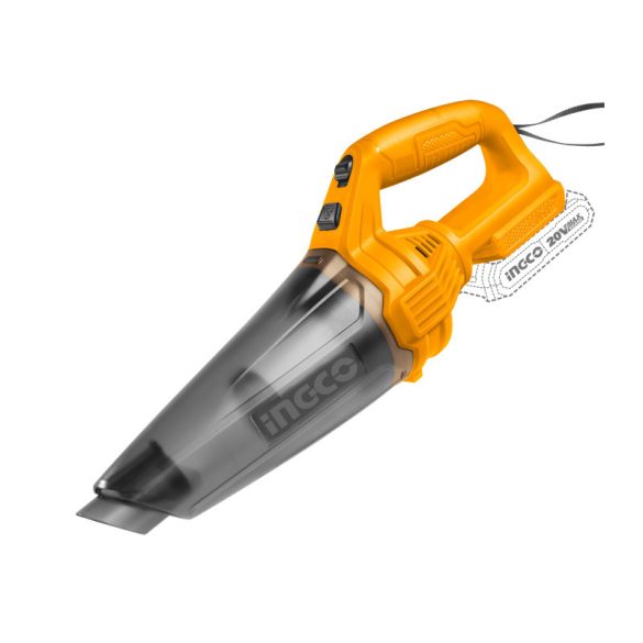 INGCO Akkus porszívó 0,5 l 20 V (akku és töltő nélkül)
